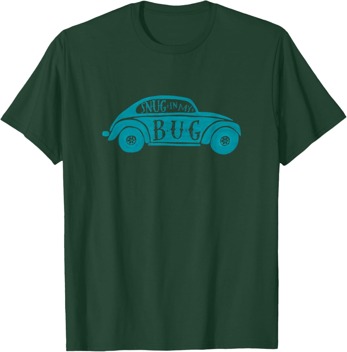 Volkswagen Beetle Snug in My Bug T-Shirt - T-Shirt | Forest