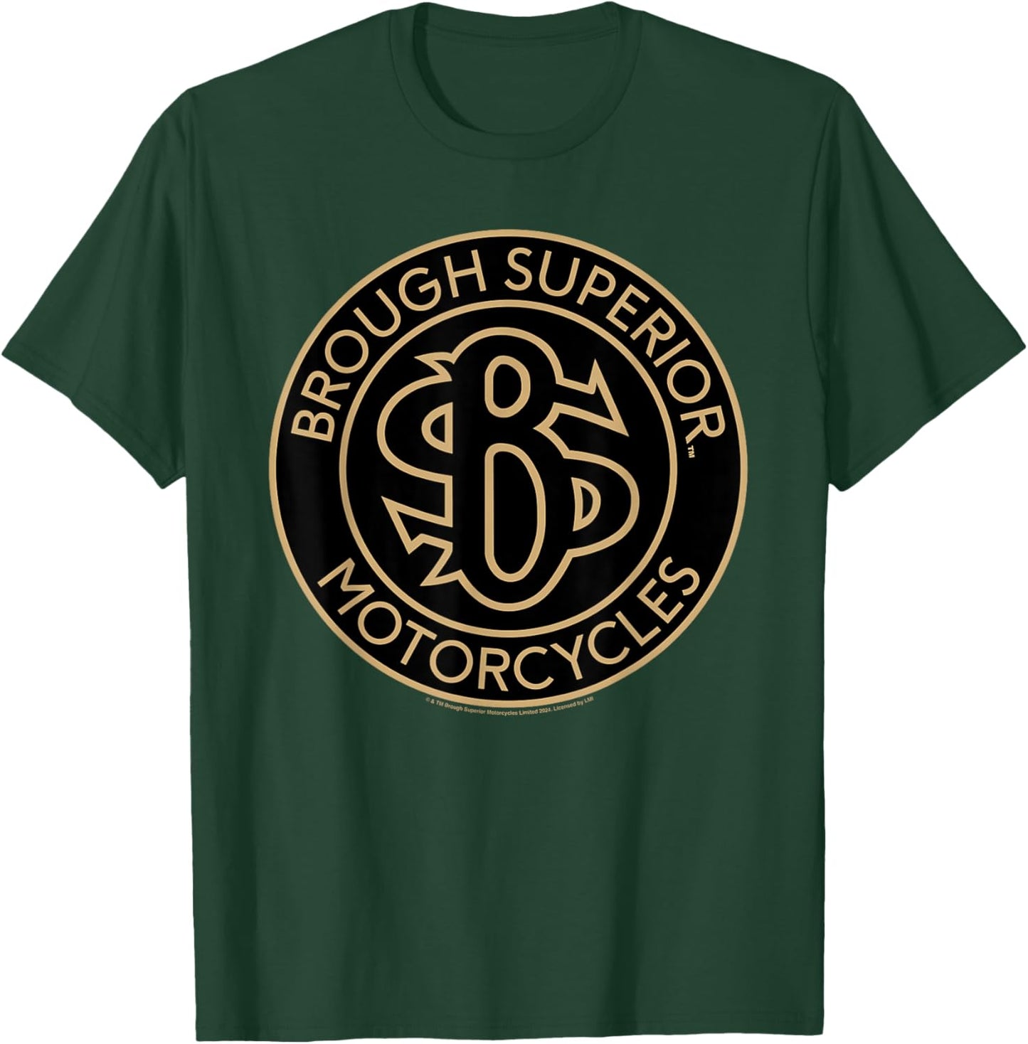 Brough Superior Motorcycles Logo T-Shirt - T-Shirt | Forest