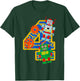 4th Birthday Boy 4 Year Old Little Robot Robotics Engineer T-Shirt - T-Shirt | Forest