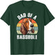 Dad Of A Basshole Basset Lover Basset Hound Dog Father & Dad Women T-Shirt - T-Shirt | Forest