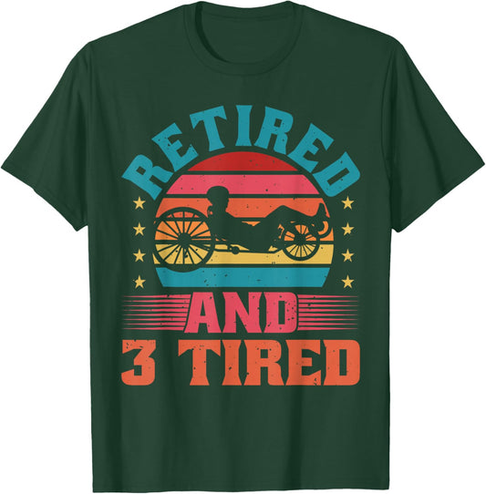 Recumbent Bike & Trike, Bicycle Recumbent Trike Cyclist T-Shirt - T-Shirt | Forest
