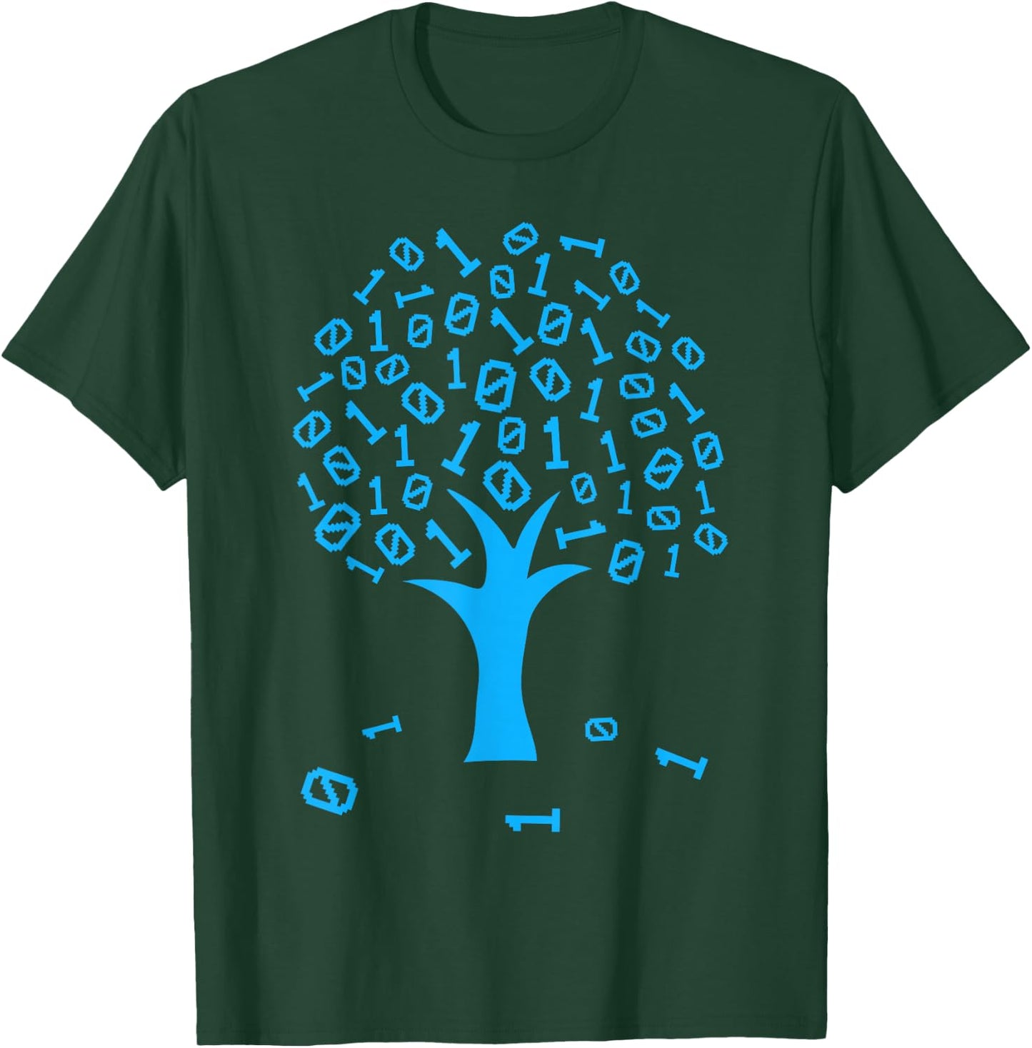 Binary Tree Computer Funny Science Lovers Coding Nerd T-Shirt - T-Shirt | Forest