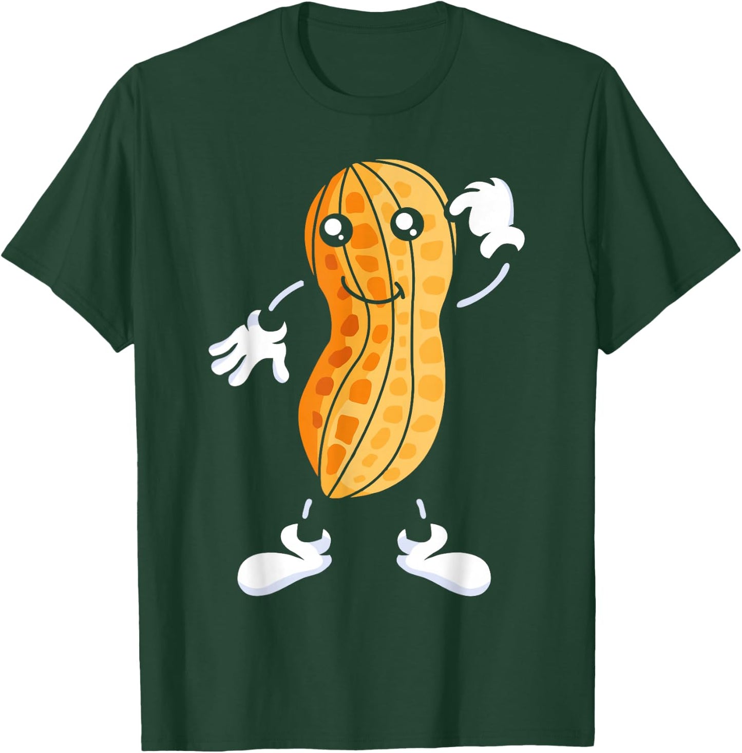 Peanut Graphic Gift, Nut Design, Peanut Design Small T-Shirt - T-Shirt | Forest