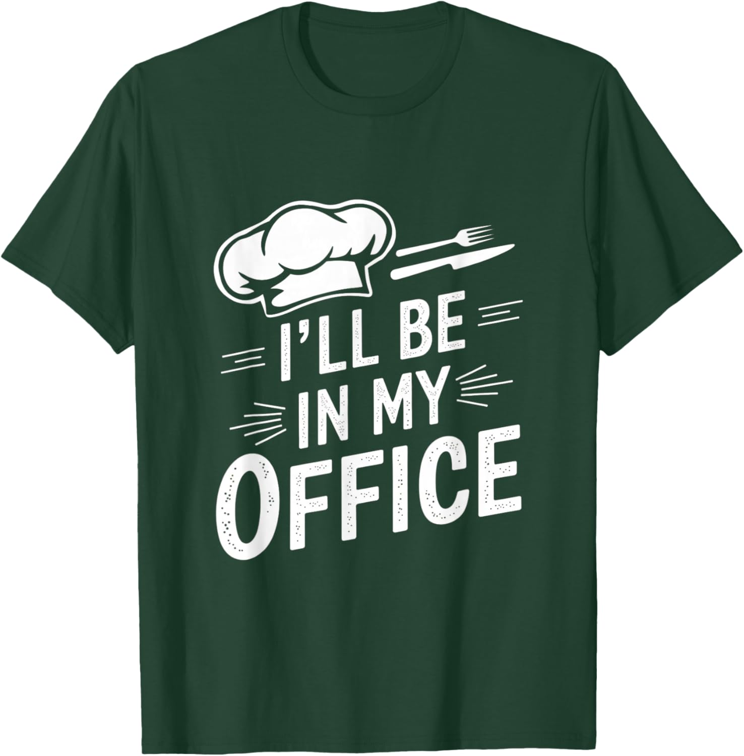 Vintage Funny Chef Memes I’ll Be In My Office Kitchen T-Shirt - T-Shirt | Forest