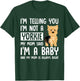 I'm Not a Yorkie My Mom Said I'm A Baby T-Shirt - T-Shirt | Forest