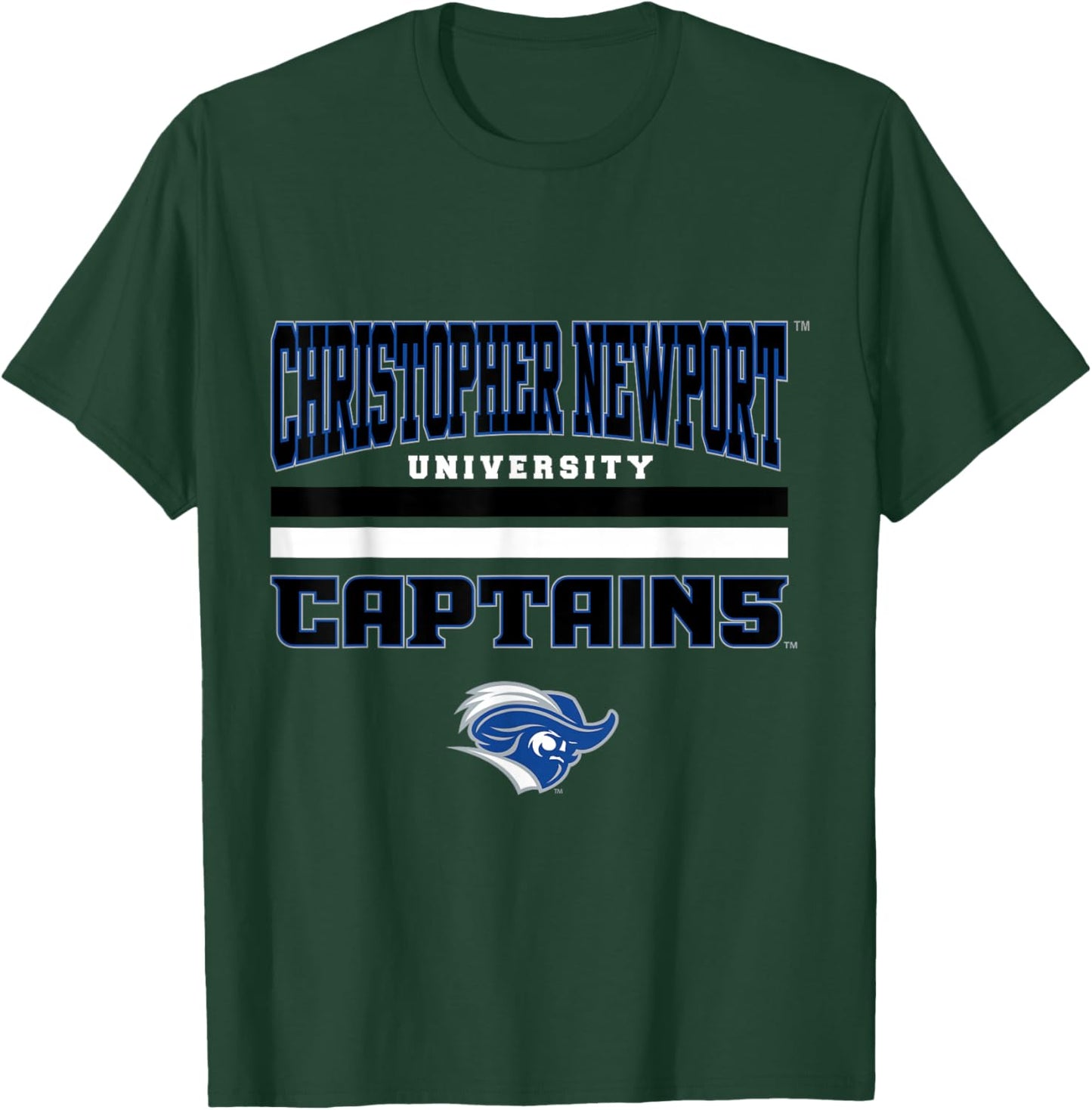 Christopher Newport Captains |NCAA University | VNPCNWP301 T-Shirt - T-Shirt | Forest