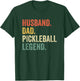 Pickleball Funny Husband Dad Legend Vintage Father's Day T-Shirt - T-Shirt | Forest