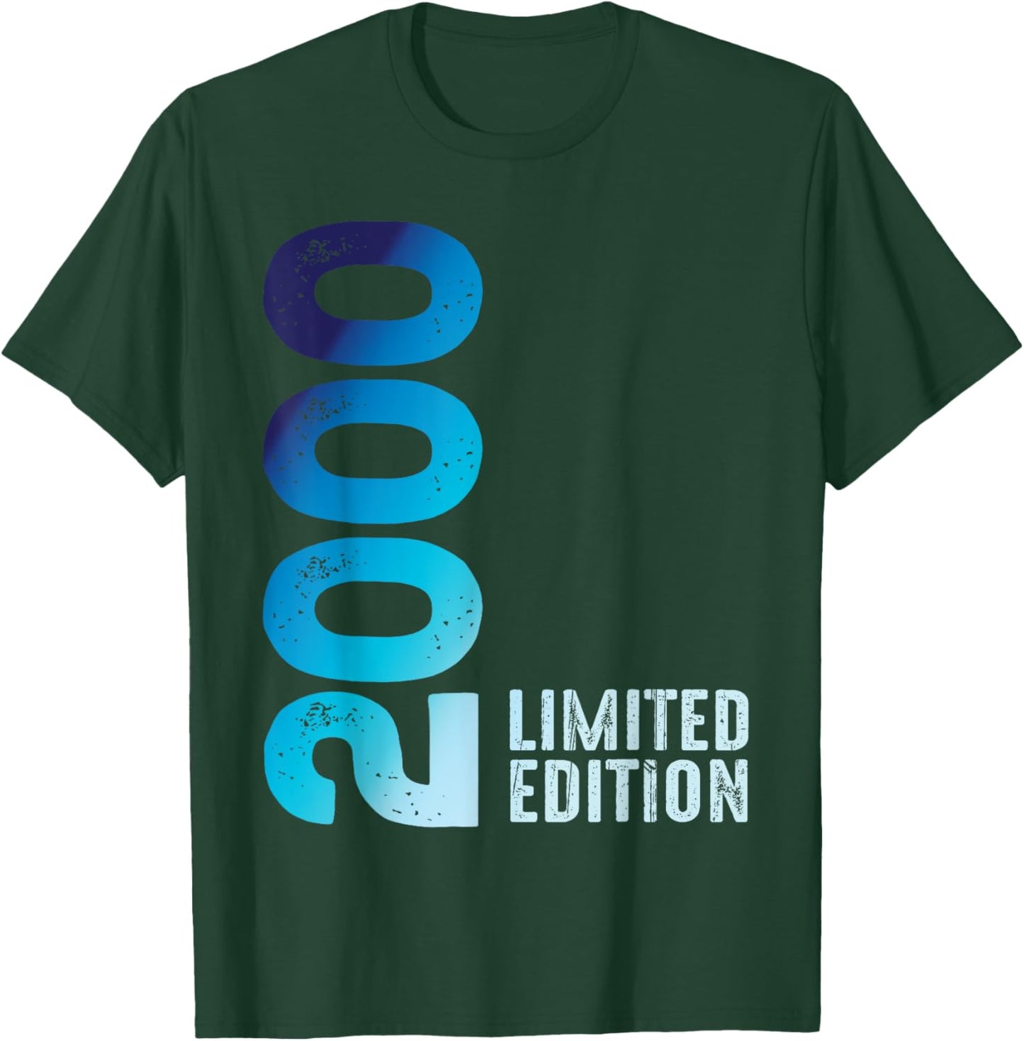 Awesome Year 2000 Vintage Since 2000 Limited Edition 2000 T-Shirt - T-Shirt | Forest