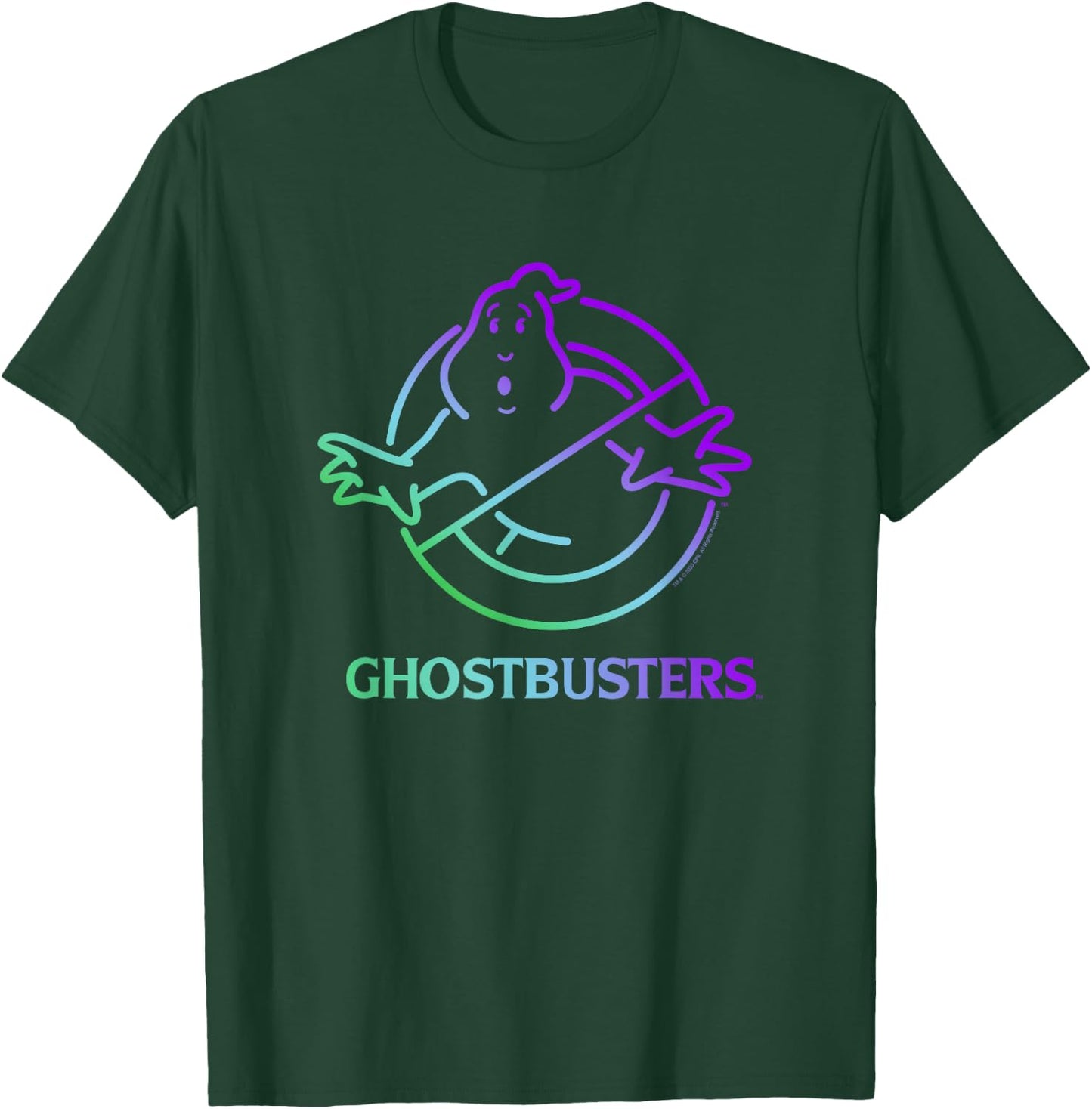 Ghostbusters Cool Ombre No Ghost Logo T-Shirt - T-Shirt | Forest
