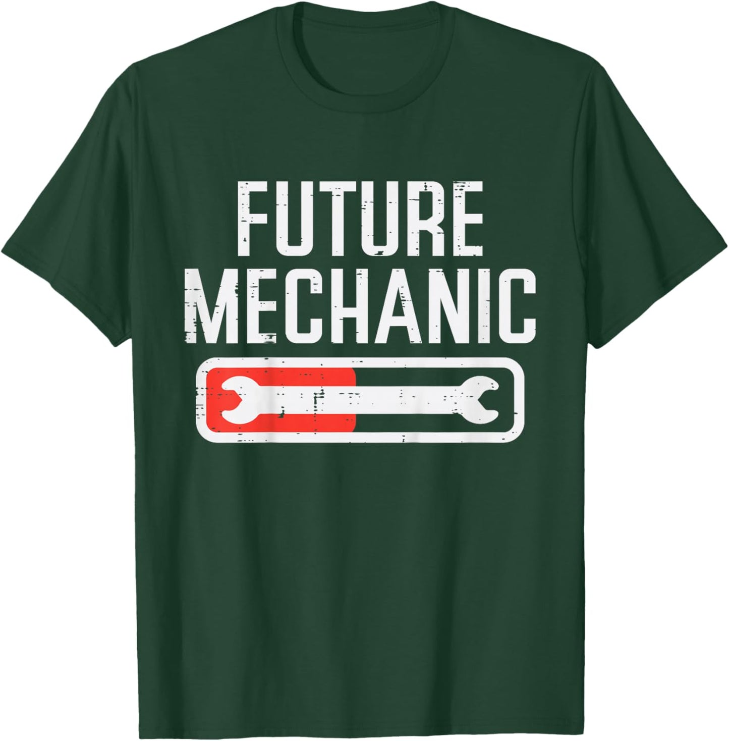 Kids Future Mechanic Car Auto Mechanic Garage Toddler Boys Kids T-Shirt - T-Shirt | Forest