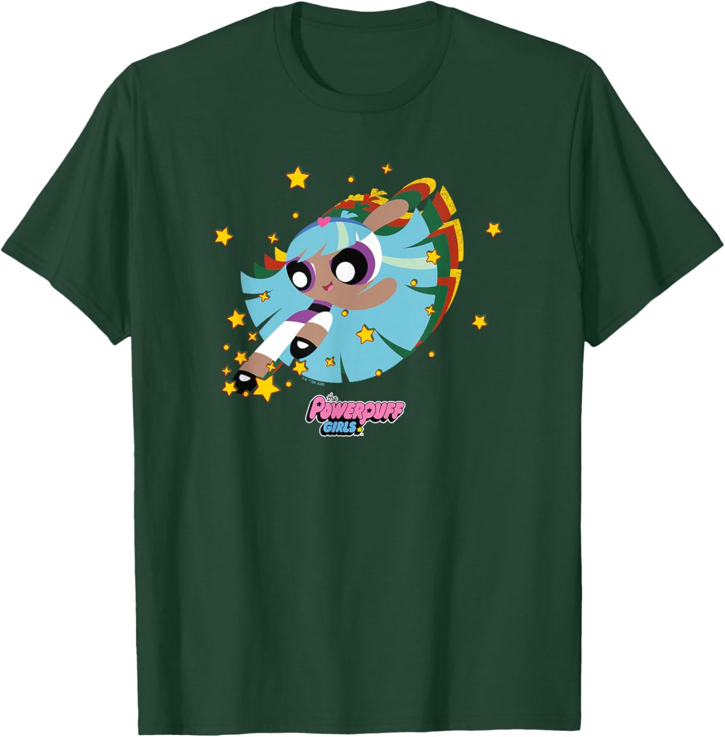 The Powerpuff Girls Bliss Afterimage Portrait T-Shirt - T-Shirt | Forest