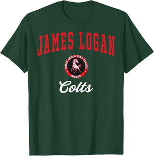 James Logan High School Colts C3 T-Shirt - T-Shirt | Forest