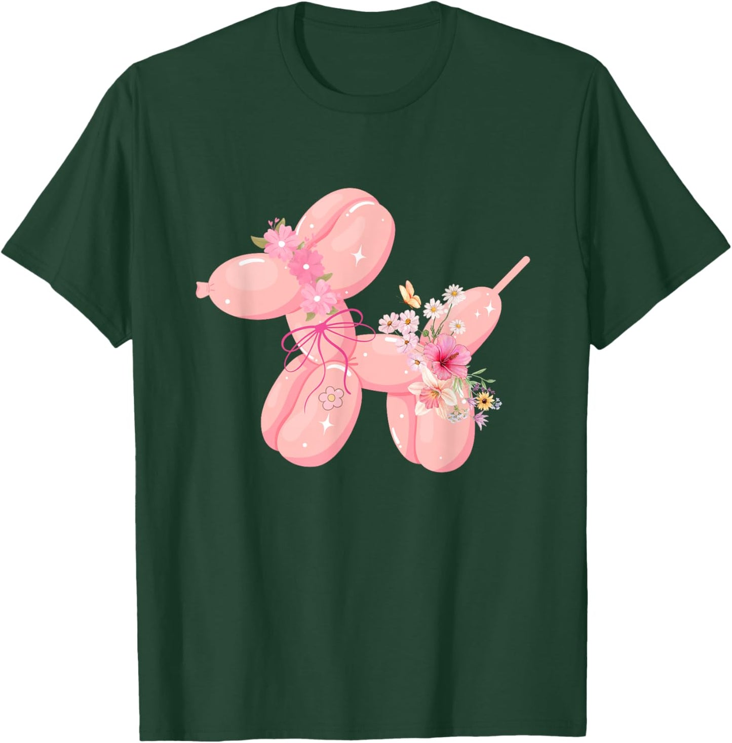 with Floral Crown | Spring Aesthetic Women Kids T-Shirt - T-Shirt | Forest