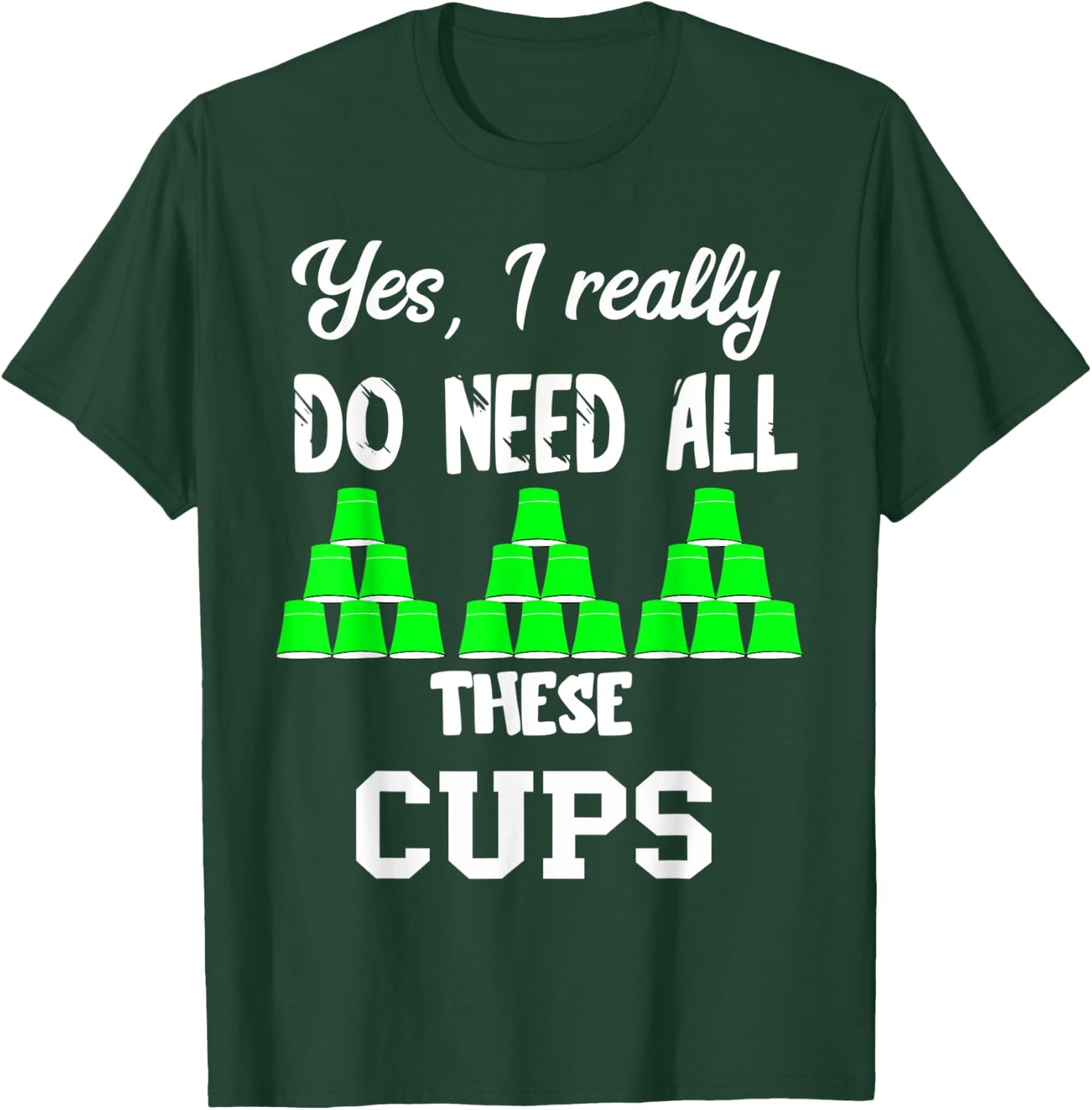 Speed Cups Stacking Sport Stacker Sport Stacking T-Shirt - T-Shirt | Forest