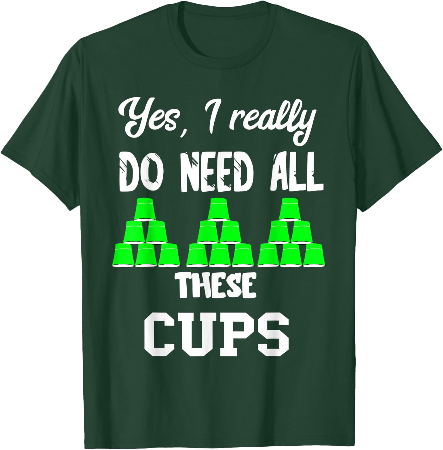 Speed Cups Stacking Sport Stacker Sport Stacking T-Shirt - T-Shirt | Forest