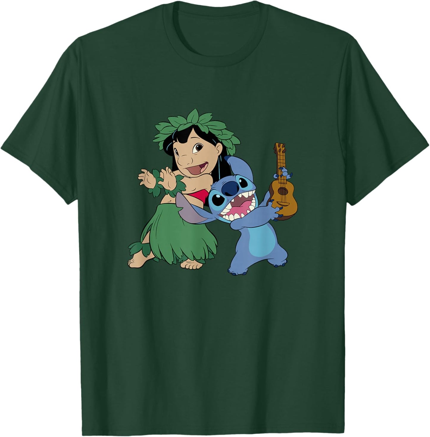 Disney Lilo & Stitch Hawaiian Tropical Hula Lessons Duo T-Shirt - T-Shirt | Forest