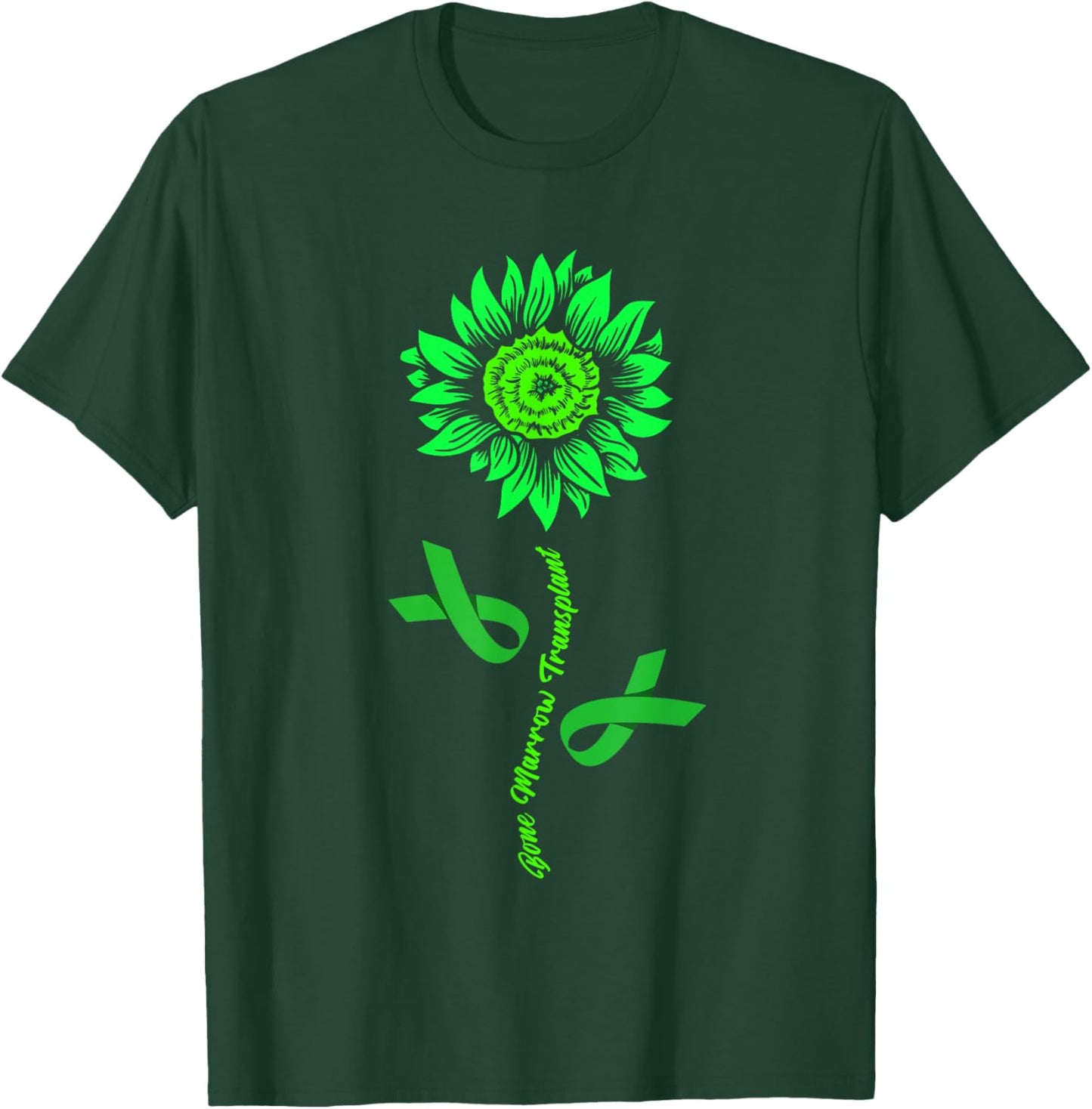 Bone Marrow Transplant Family Survivor Pretty T-Shirt - T-Shirt | Forest
