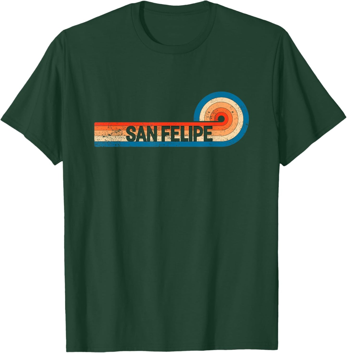 Retro SAN FELIPE Shirt Vintage City SAN FELIPE T-Shirt - T-Shirt | Forest