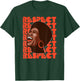 Official Aretha Franklin Respect Soul Music T-Shirt - T-Shirt | Forest