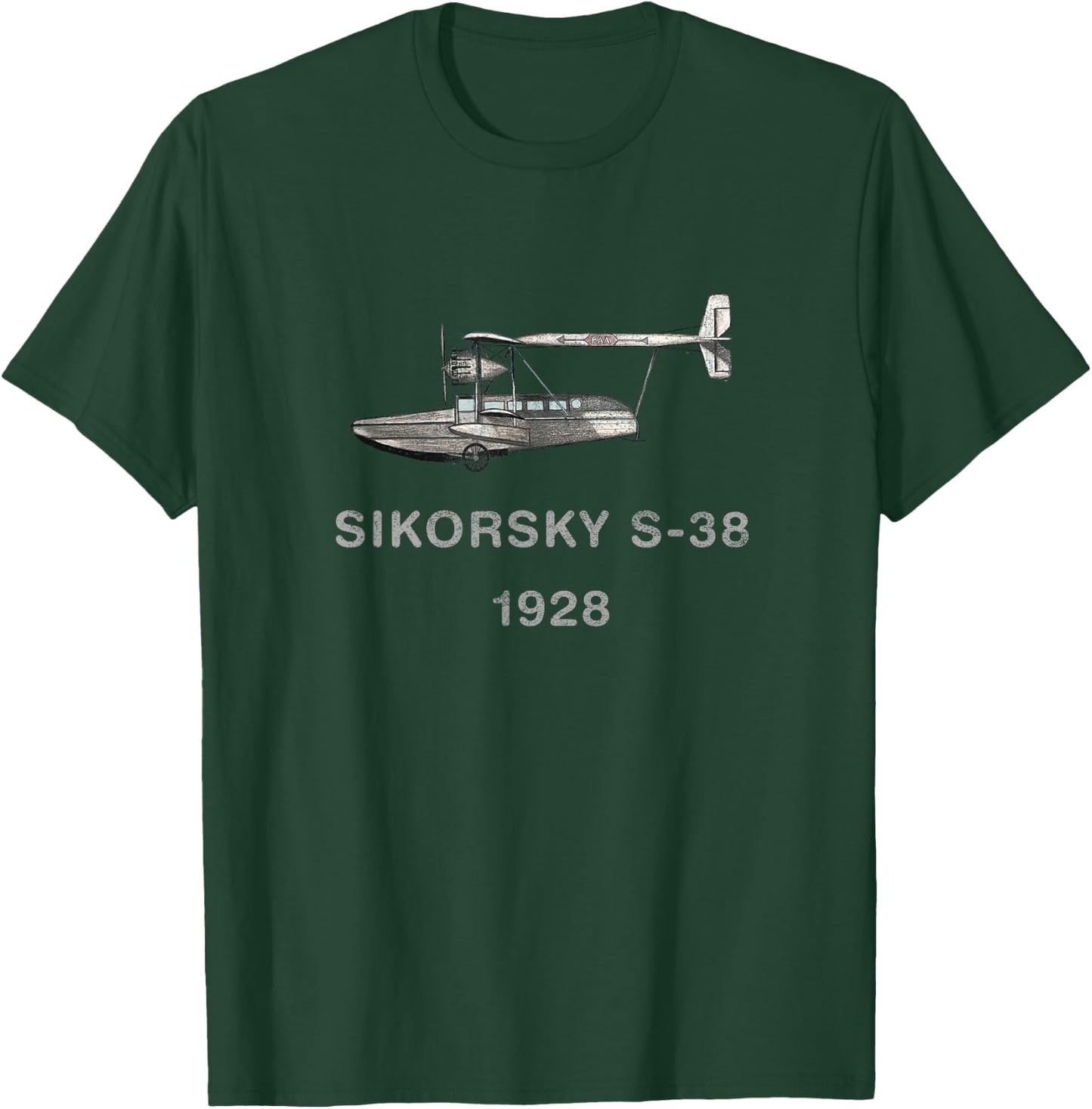 Vintage Aviation: Sikorsky S-38 T-Shirt - T-Shirt | Forest
