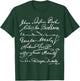 Jaydens Classical Music Merch -Adults Black Small Bach Mahler Beethoven Mozart Debussy T-Shirt - T-Shirt | Forest