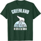 Greenland A Cool Place T-Shirt - T-Shirt | Forest