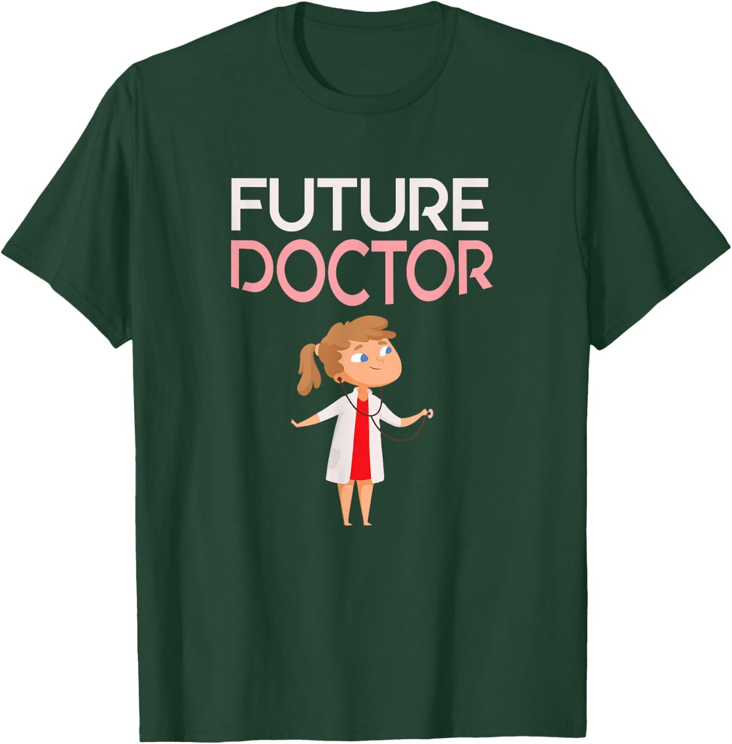 Future Doctor for Kids Funny Medical Gift T-Shirt - T-Shirt | Forest