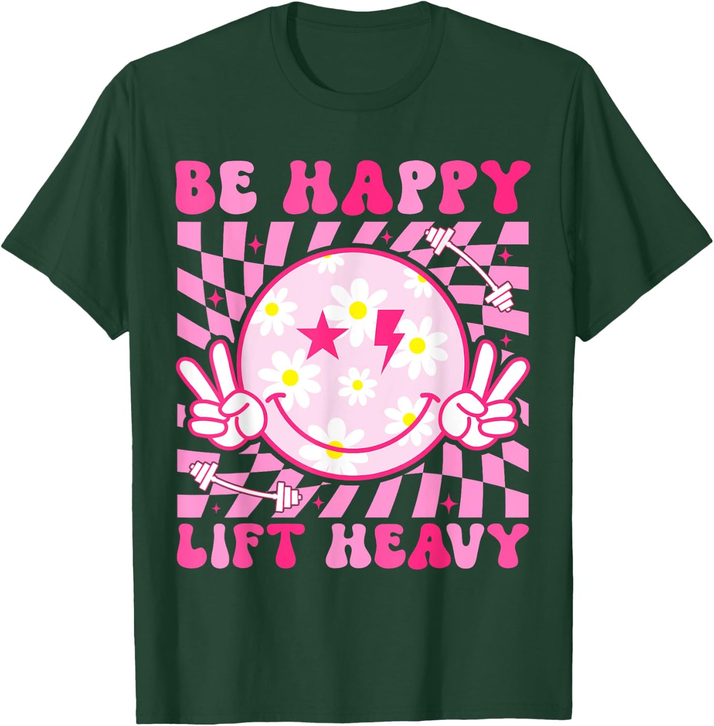 Funny Lift Heavy Workout Shirt for Gym Lover Bodybuilder T-Shirt - T-Shirt | Forest