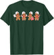 Cute Nurse Squad Gingerbread Christmas Holiday Pajamas Funny T-Shirt - T-Shirt | Forest