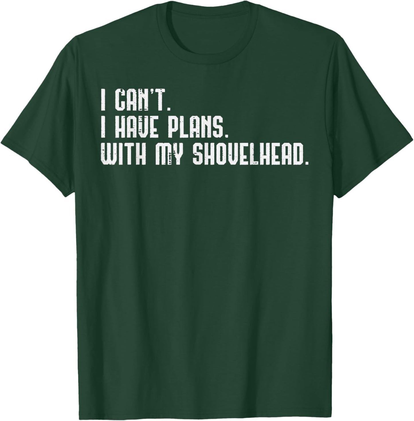 I Cant I Have Plans With Shovelhead Bike Mechanic Garage Men T-Shirt - T-Shirt | Forest