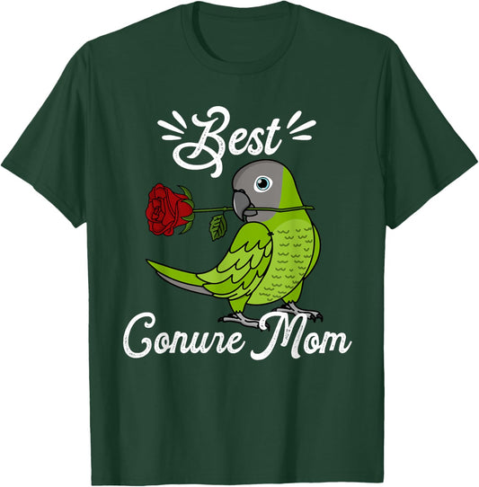 Best Parrot Mom I Dusky-headed Conure T-Shirt - T-Shirt | Forest