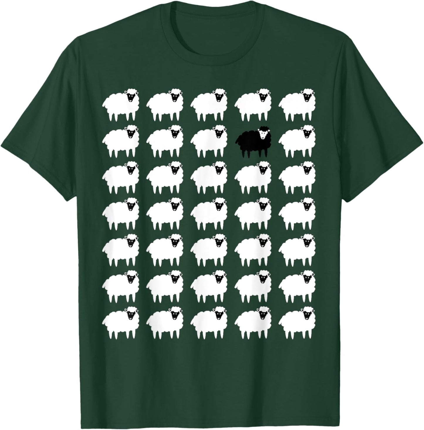 Memorabilia Sheep That Is Black and White other Sheep T-Shirt - T-Shirt | Forest