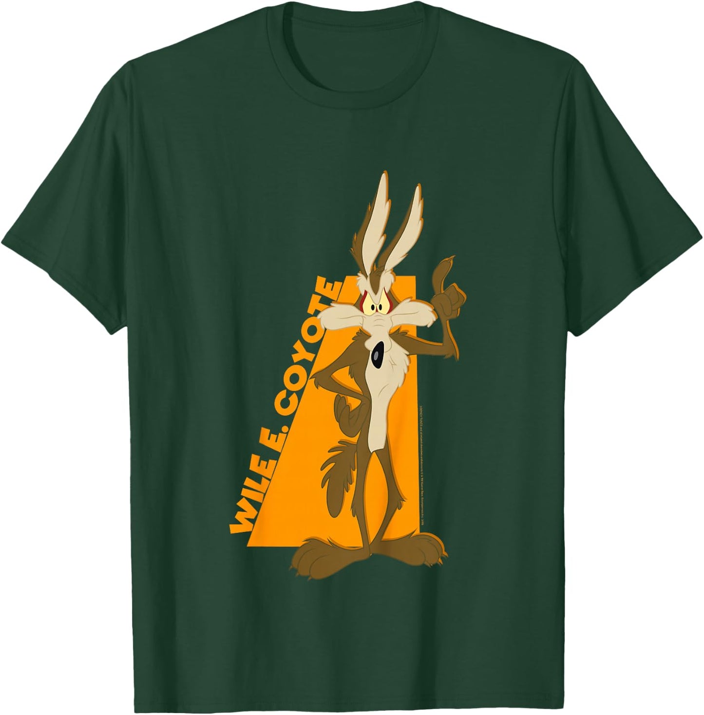 Kids Looney Tunes Wile E. Coyote Orange Hue Portrait T-Shirt - T-Shirt | Forest