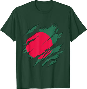 Flag Identity Pride Heritage Bangladesh T-Shirt - T-Shirt | Forest