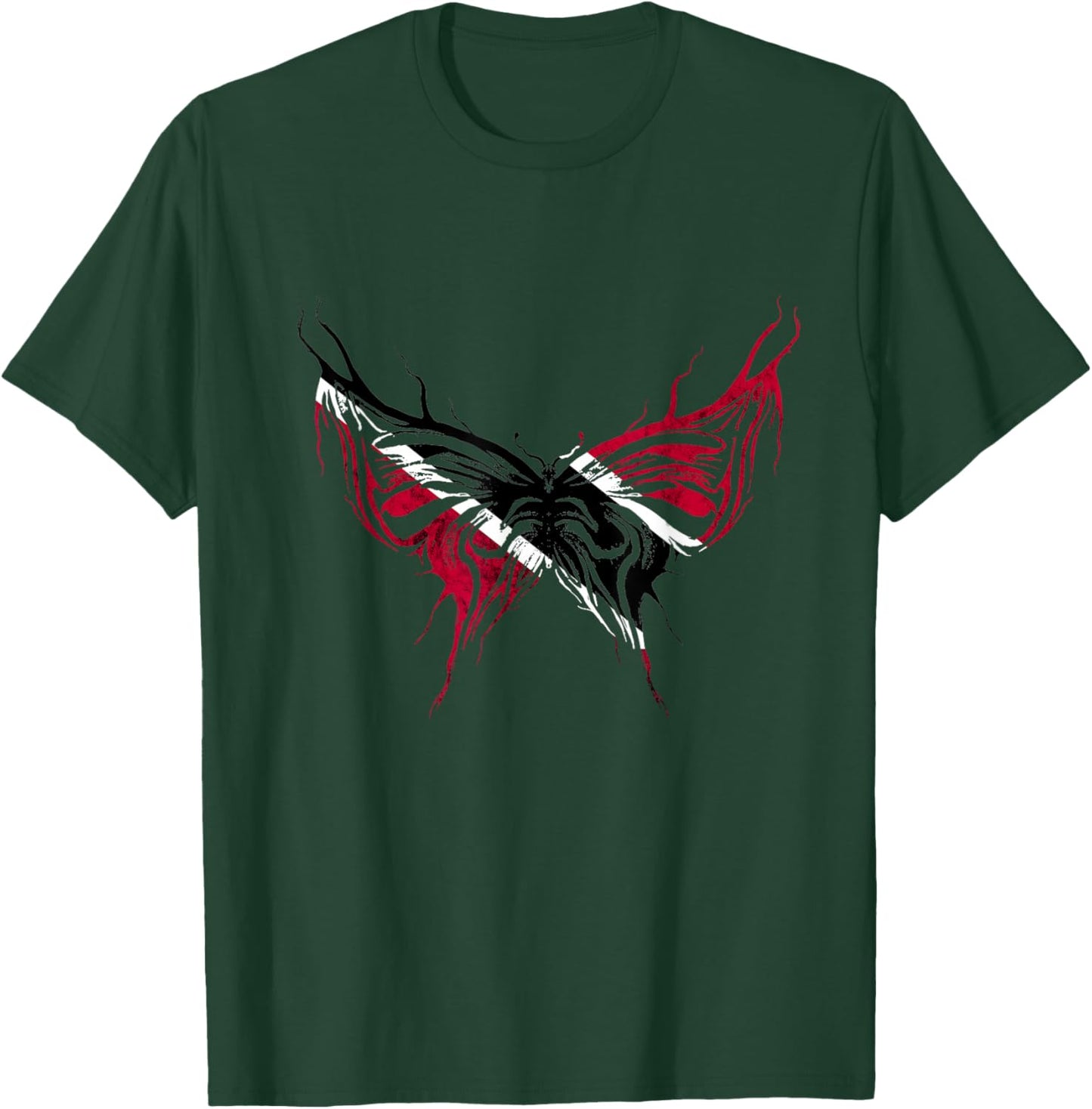 Trinidadian Butterfly Tobagonian Pride Trinidad And Tobago T-Shirt - T-Shirt | Forest