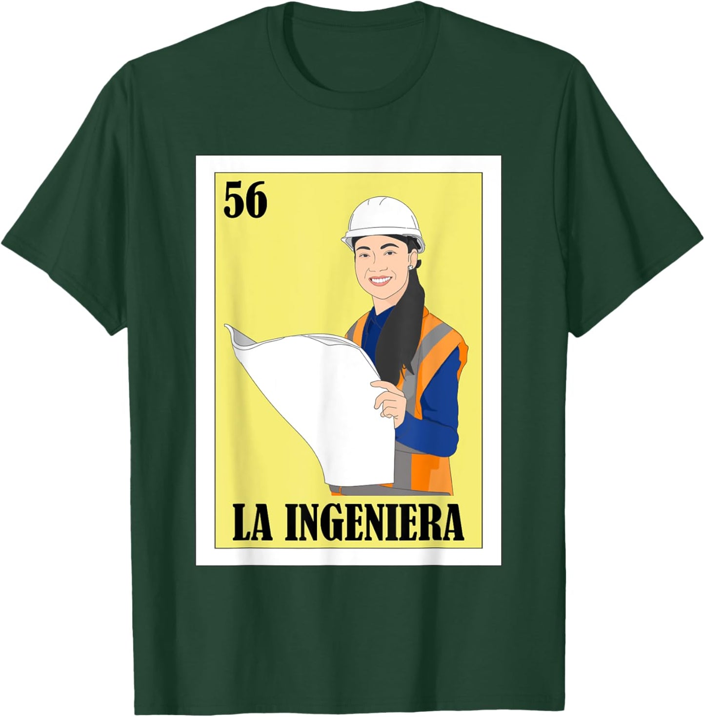 Funny Mexican Engineering Design - La Ingeniera T-Shirt - T-Shirt | Forest