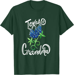 Texas Grandma Texas bluebonnets T-Shirt - T-Shirt | Forest