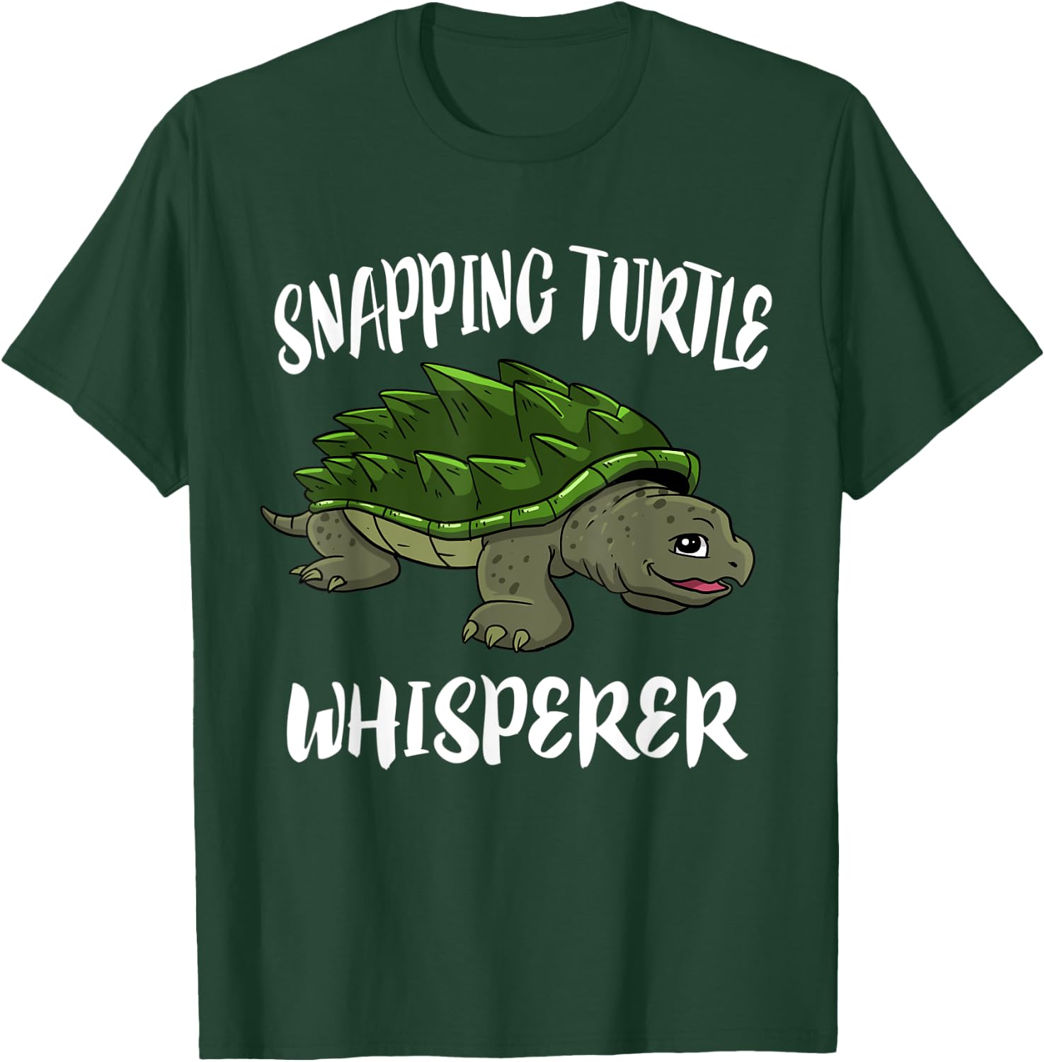 Snapping Turtle Whisperer T-Shirt - T-Shirt | Forest