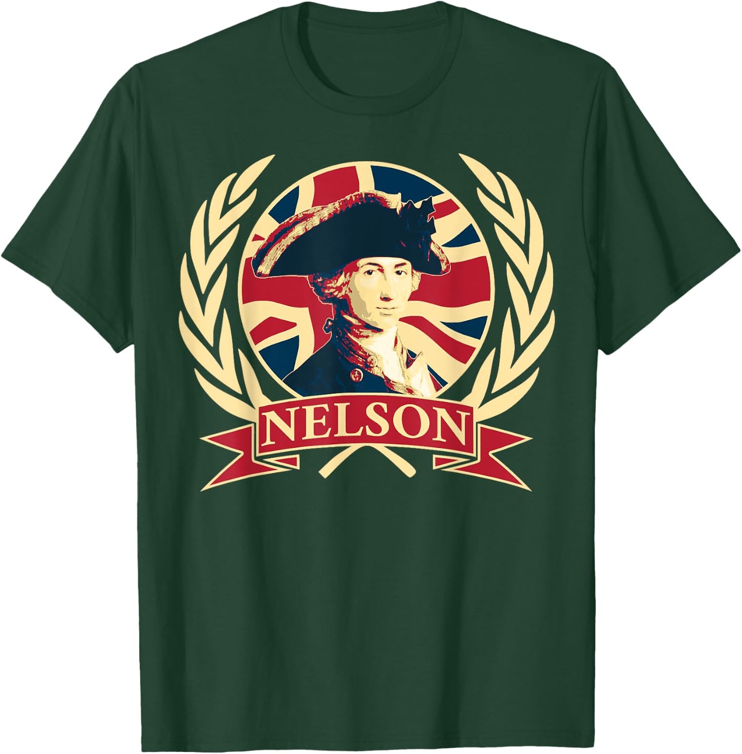 Horatio Nelson. British Flag Propaganda. T-Shirt - T-Shirt | Forest