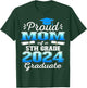Proud Mom of 5th Grade Graduate 2024 Elementary Graduation T-Shirt - T-Shirt | Forest