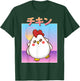Funny Chicken Retro 90s Japanese Kawaii Chicken Carton Style T-Shirt - T-Shirt | Forest