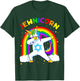 Jewnicorn Hanukkah Dabbing Unicorn Chanukah Women Girls Gift T-Shirt - T-Shirt | Forest