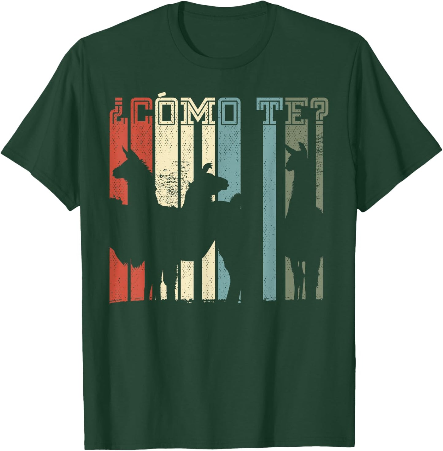 Funny Spanish gift, Como Te Llama, Llama design T-Shirt - T-Shirt | Forest
