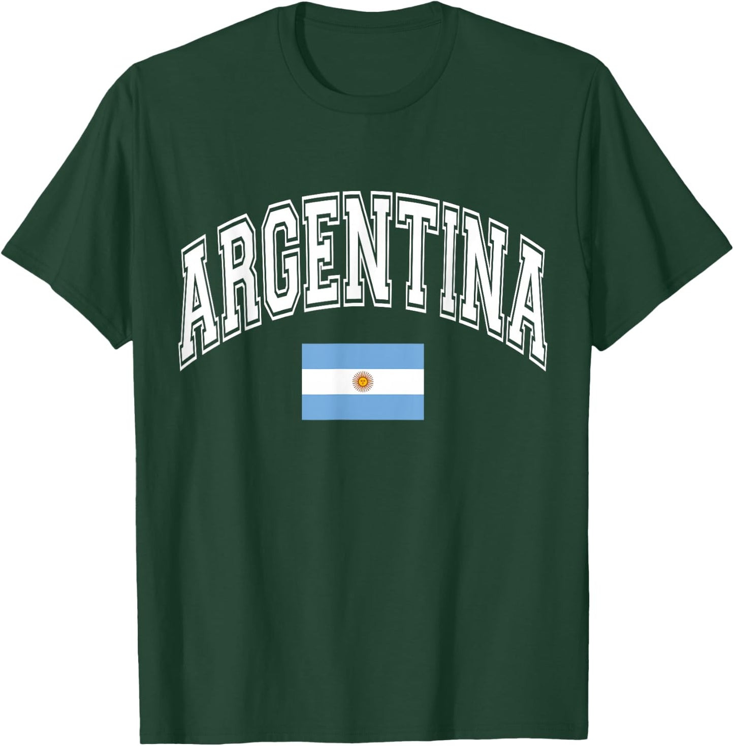 Argentina Argentinian Flag T-Shirt - T-Shirt | Forest