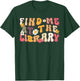 Groovy Library Librarian 70s Book Lover T-Shirt - T-Shirt | Forest