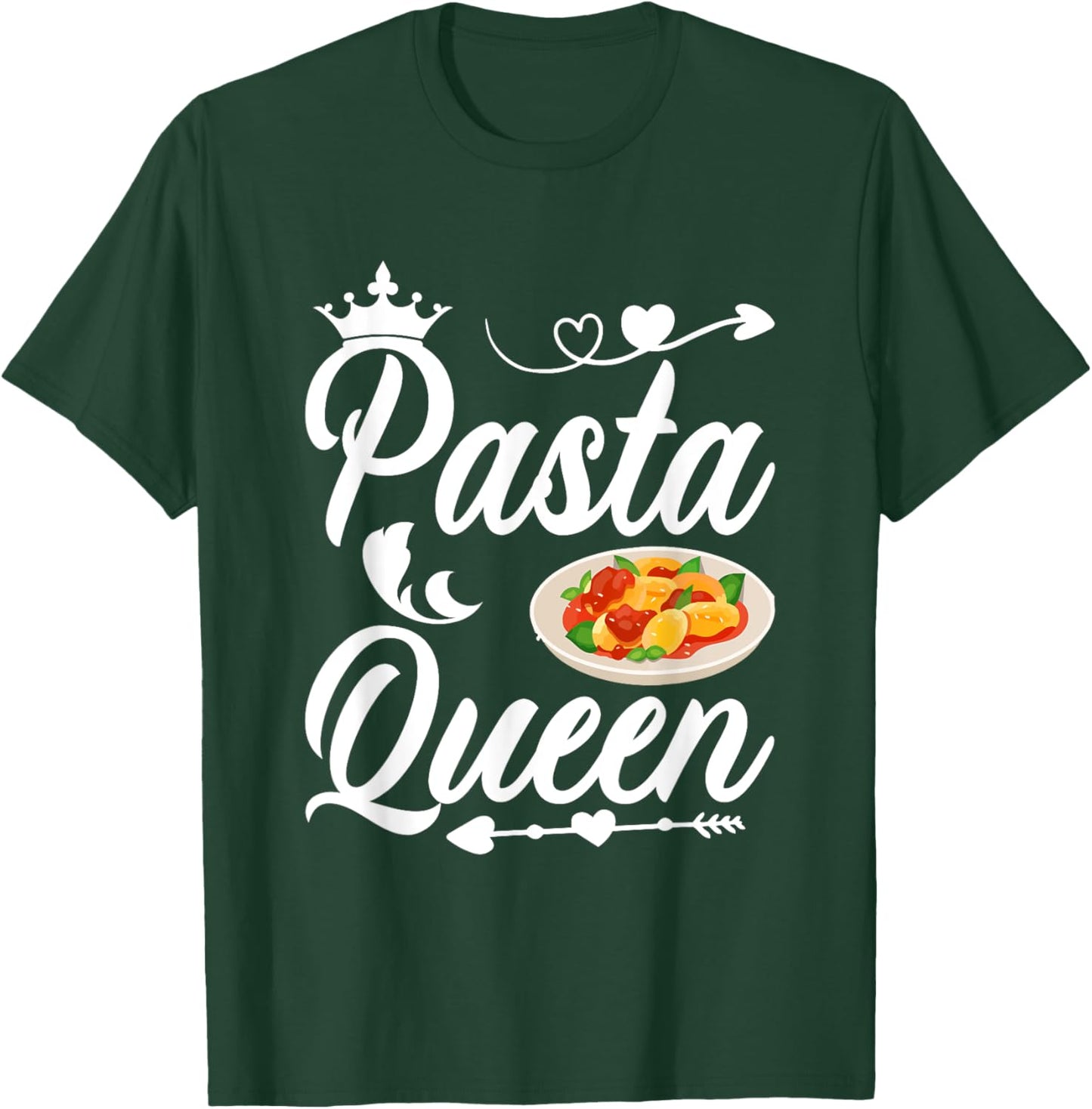 Pasta Queen I Pasta T-Shirt - T-Shirt | Forest