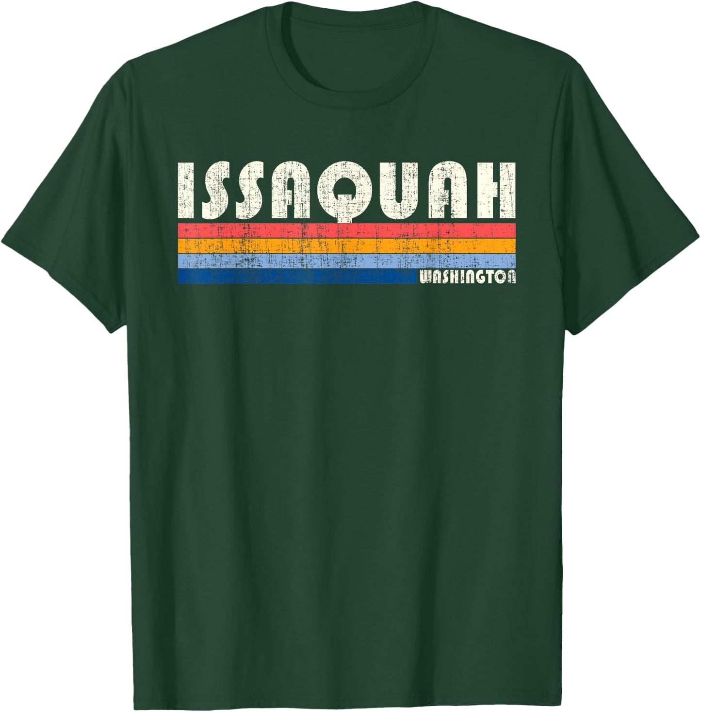 Vintage 70s 80s Style Issaquah WA T-Shirt - T-Shirt | Forest