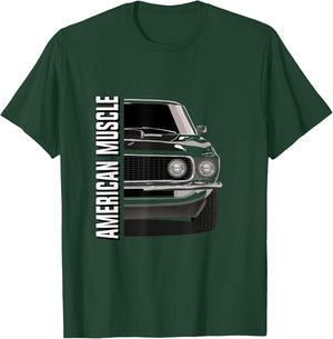 Classic Boss 429 Old School American Muscle Car T-Shirt - T-Shirt | Forest