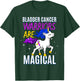 Bladder Cancer Magical Unicorn Purple Blue Yellow Ribbon T-Shirt - T-Shirt | Forest
