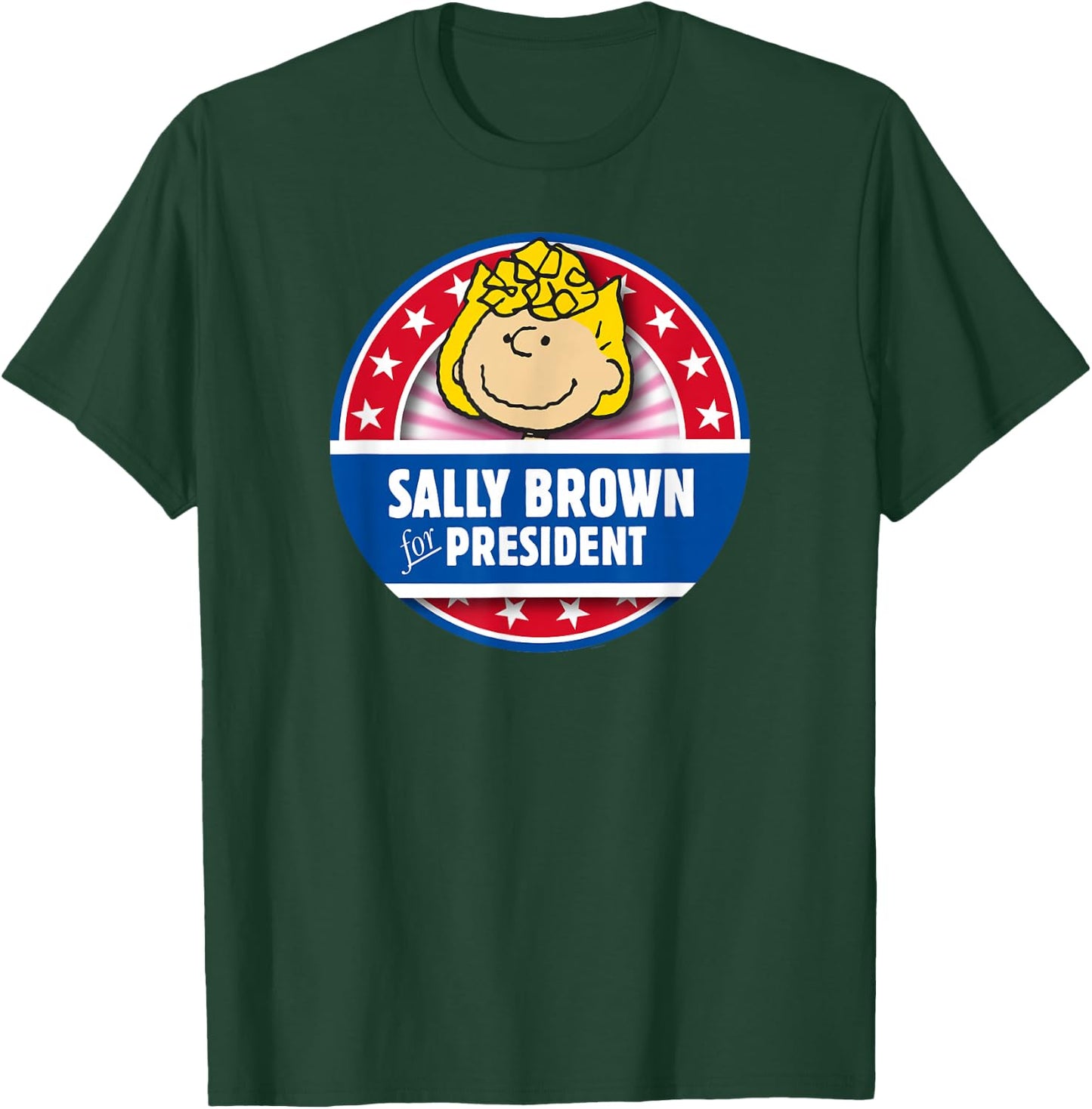 Peanuts Sally Brown For President T-Shirt - T-Shirt | Forest